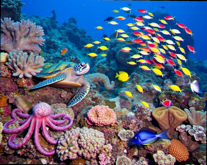 Coral reef predators australia